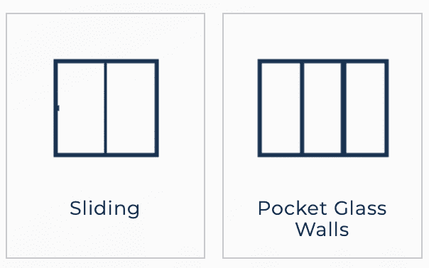Examples of Non-Hinged Window and Door Types from MI Windows.
